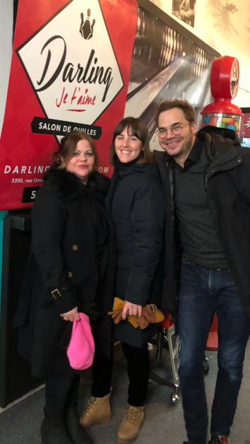 Geneviève Schmidt, Florence Longpré, Sébastien Huberdeau