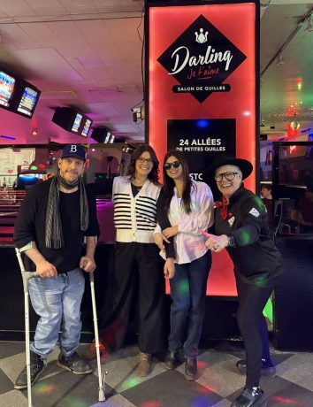 William, Andréanne Fortin et Marie Christine Ricignuolo